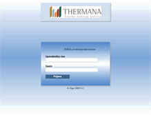 Tablet Screenshot of mail.thermana.si